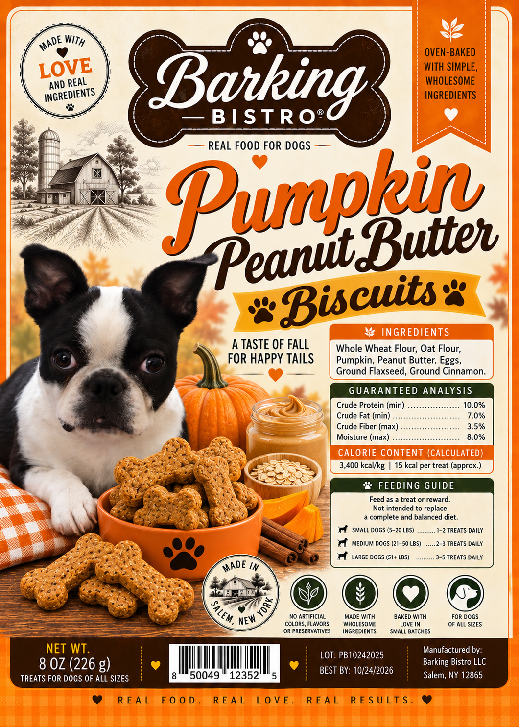 Pumpkin Peanut Butter Biscuits